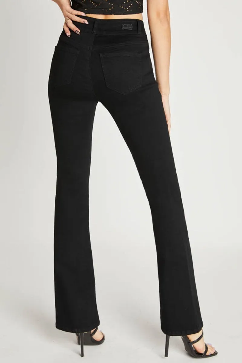 2 Button Hi RIse - Black