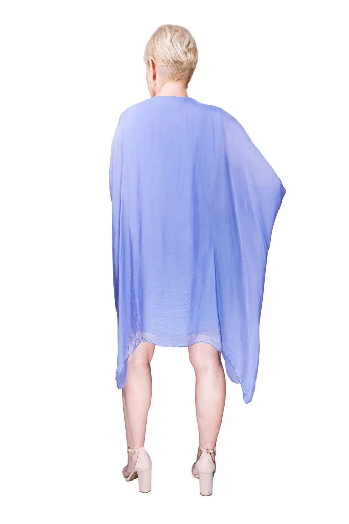 Alessia Silk Kaftan Dress (DQ202) - FINAL SALE