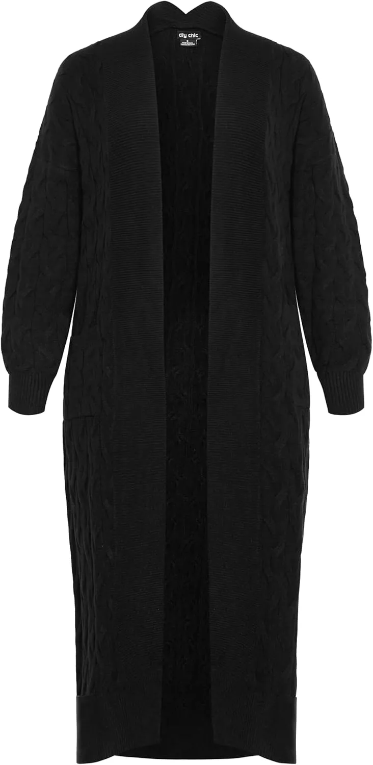 City Chic Women's Plus Size Cardigan - Charissa