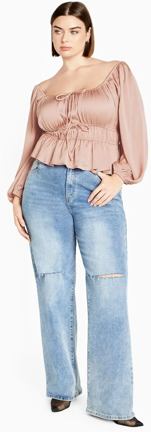 City Chic Women's Plus Size Yasmine Top