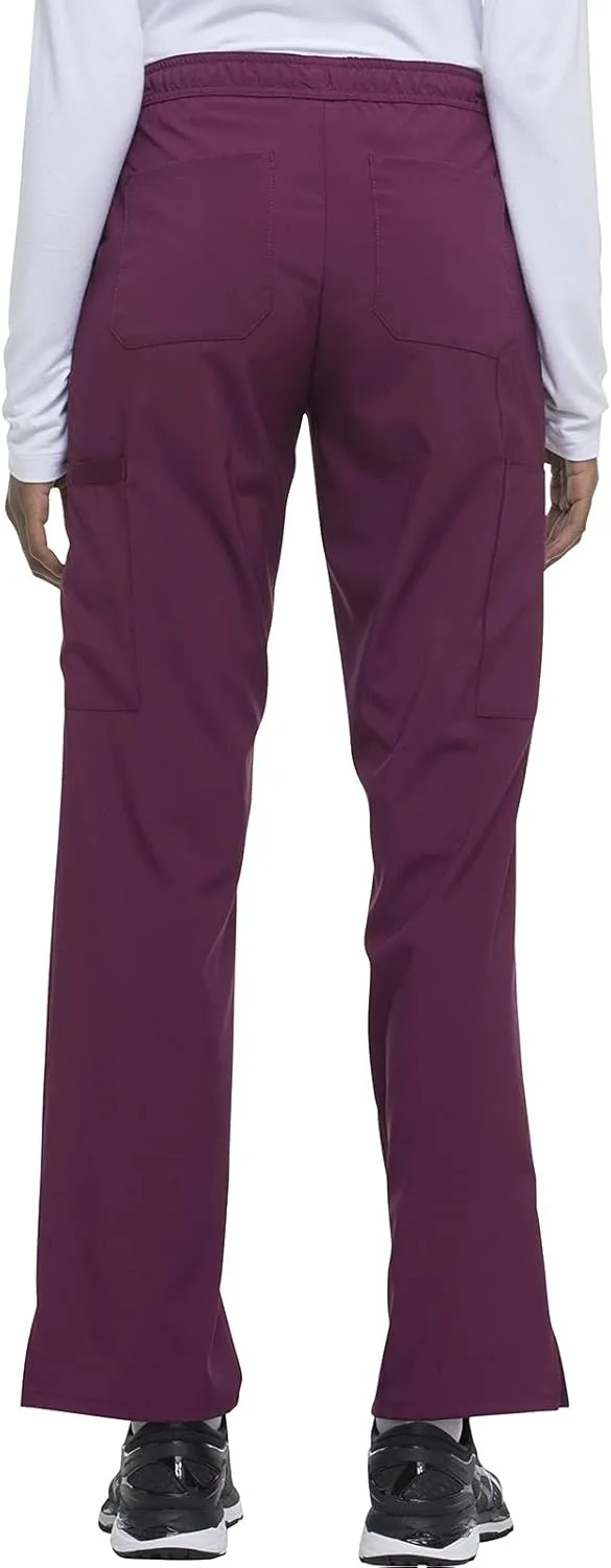 Dickies EDS Essentials Scrubs for Women, Drawstring Cargo Scrub Pants with Four-Way Stretch and Moisture Wicking DK010