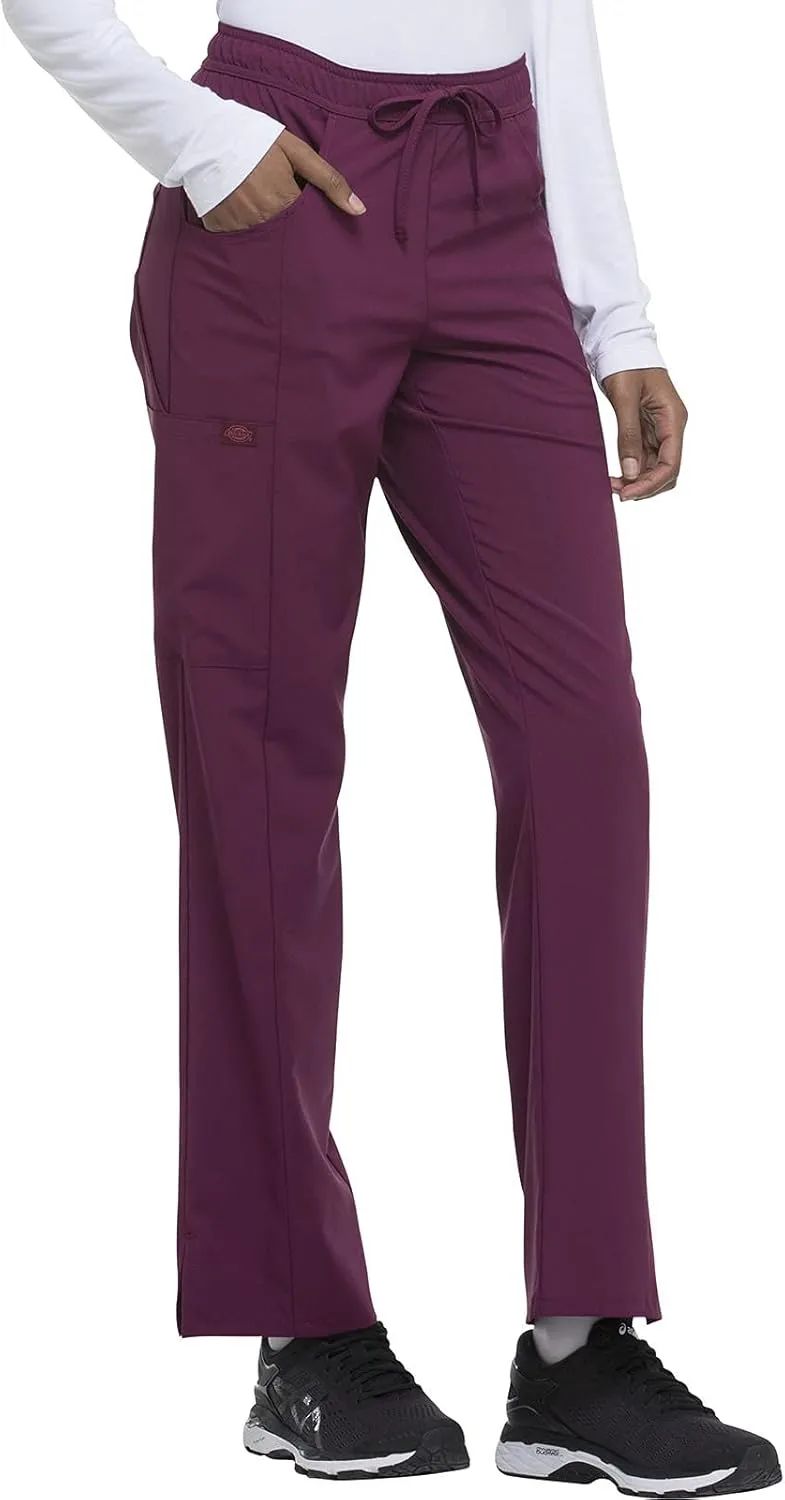 Dickies EDS Essentials Scrubs for Women, Drawstring Cargo Scrub Pants with Four-Way Stretch and Moisture Wicking DK010
