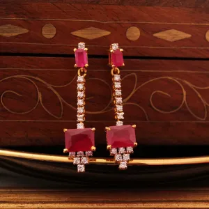 Earrings with Chetum and Zircons