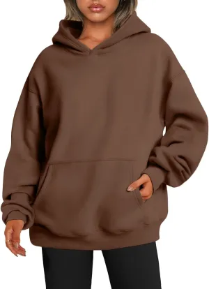 EFAN Womens Hoodies Oversized Sweatshirts Pullover Fleece Sweaters Long Sleeve Winter Fall Outfits Fashion Y2k Clothes