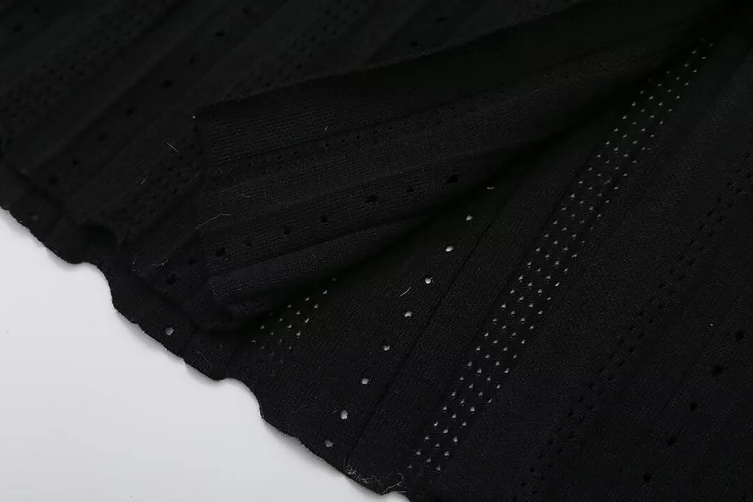 LAJIOJIO Knit Long Dress Women,Elegant Button Down Short Sleeve Slim Fit Dresses