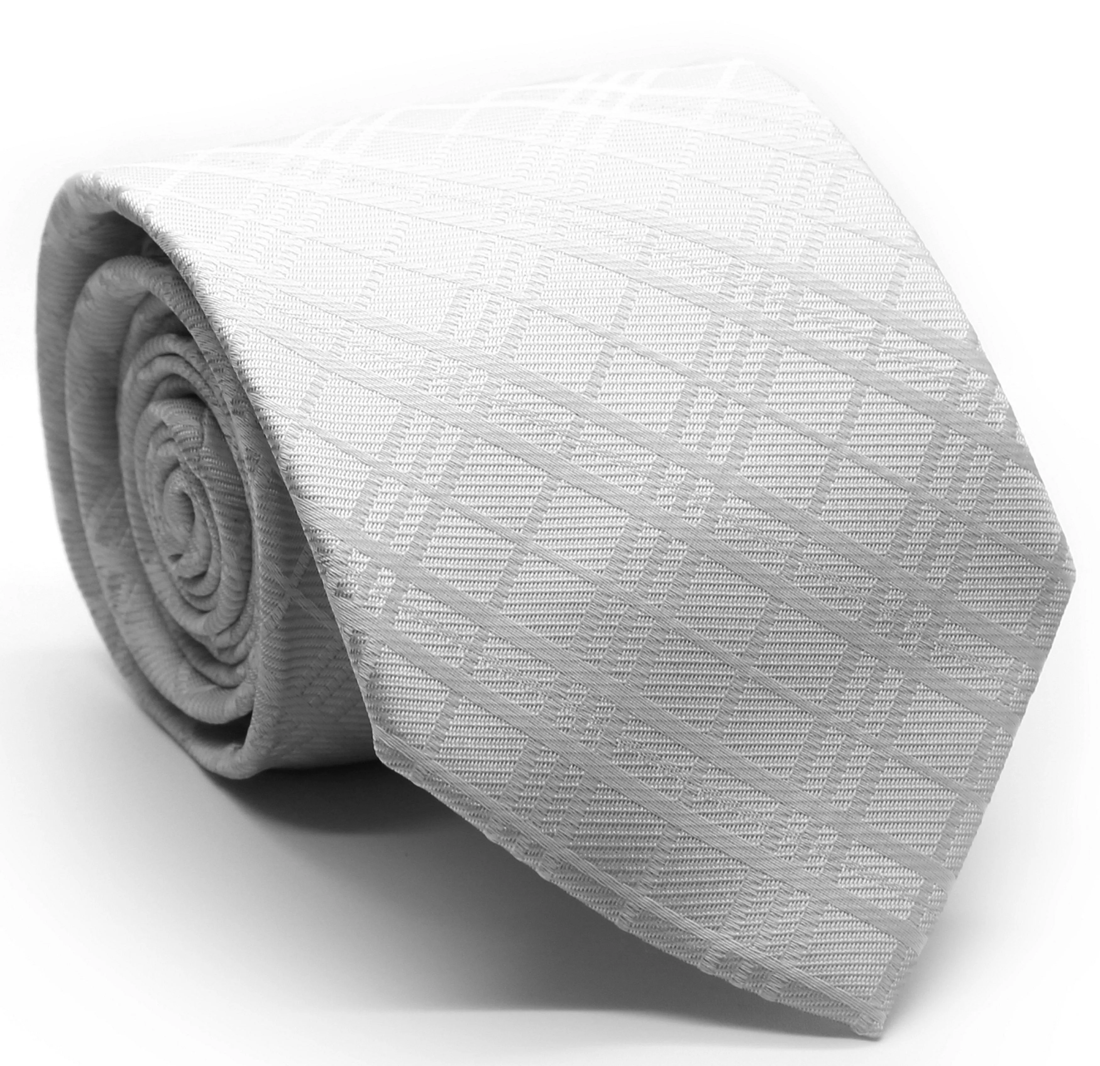Mens Dads Classic Striped Pattern Business Casual Necktie & Hanky Set RO