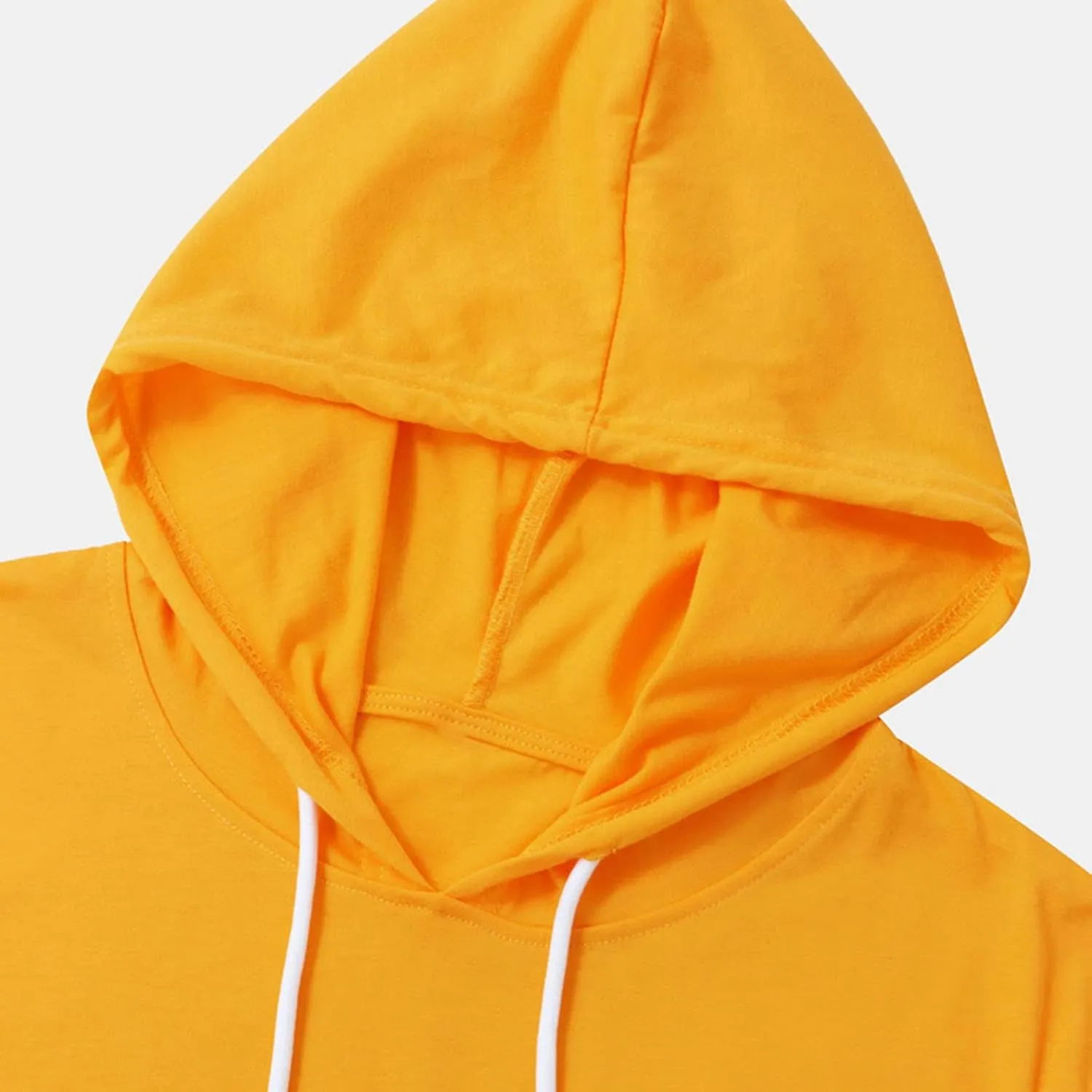 Men's Loose Fit Short Sleeve Active Athletic Hoodie Pullover Sweatshirt Solid Color Drawstring Summer Sports T-Shirt Top