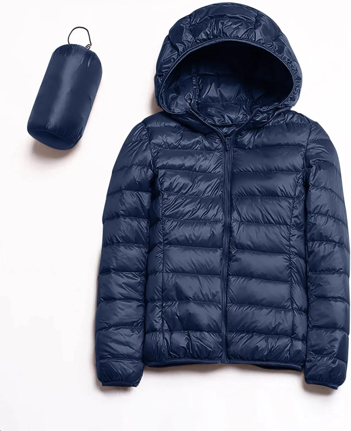 SHAOBGE Women's Packable Ultra Lightweight Jacket 2023 Winter Warm Slim Fit Duck Down Coats with Pockets Recycled Insulation