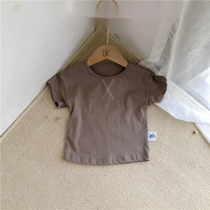 Stylish and Comfortable Summer Baby Short-sleeved T-shirt for Children