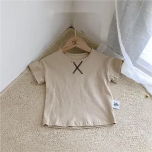 Stylish and Comfortable Summer Baby Short-sleeved T-shirt for Children