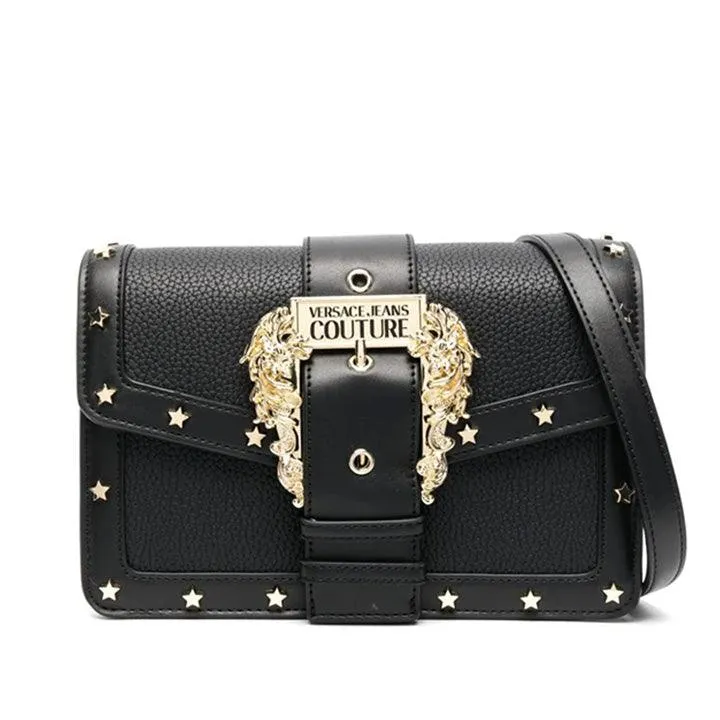 VERSACE JEANS COUTURE BAROQUE BLK STARS BAG