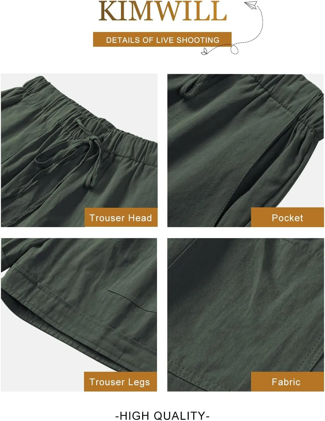 Womens Elastic Waist Comfy Drawstring Shorts Beach Casual Shorts Summer Lightweight Short Pants with Pockets
