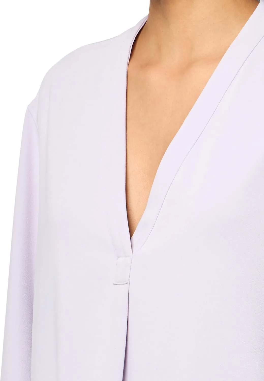 Zac & Rachel Women's 3/4 Cuff Sleeve Button Down Top with Ribbed Knit Inserts for a Comfortable Fit